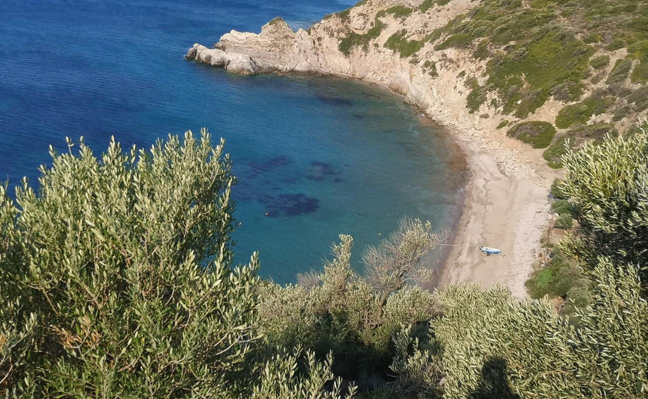 Photo de Fara beach III avec sable beige & galets de surface