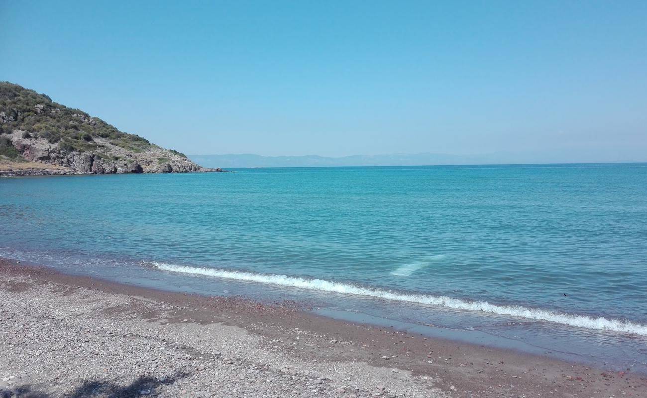 Photo de Lagadas beach avec caillou clair de surface