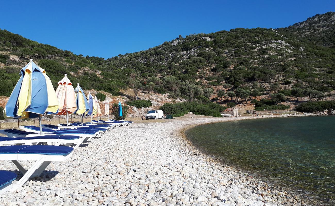 Photo de Gerakas beach avec roches de surface