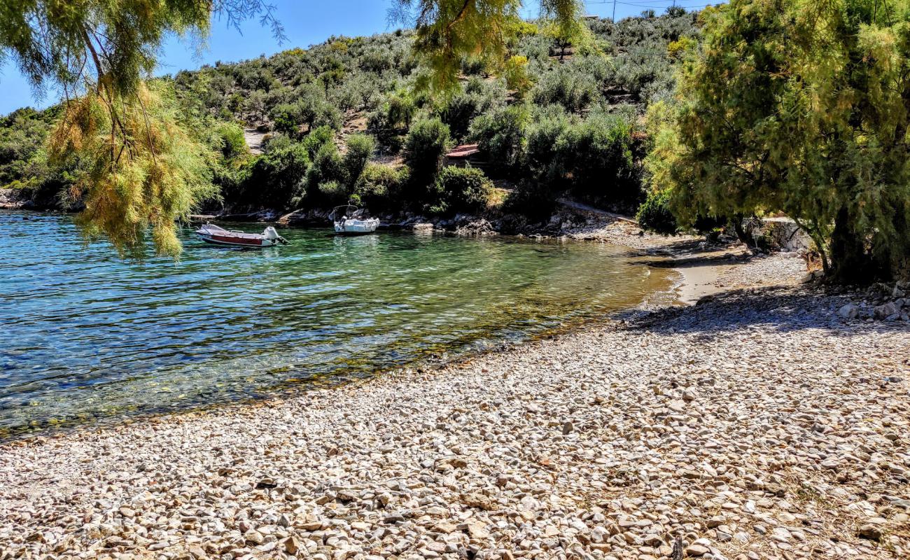 Photo de Steni Vala beach avec caillou gris de surface