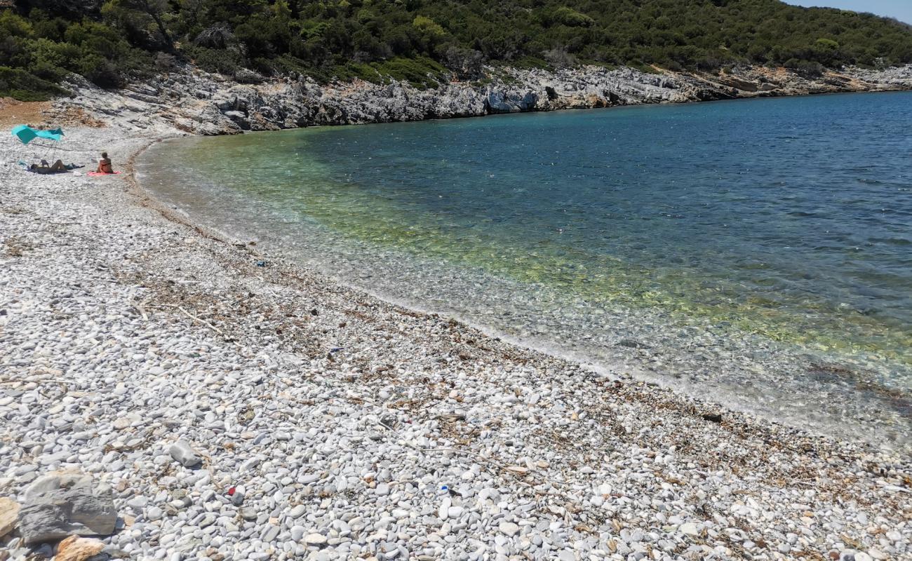 Photo de Paralia Atsitsa avec caillou brun de surface