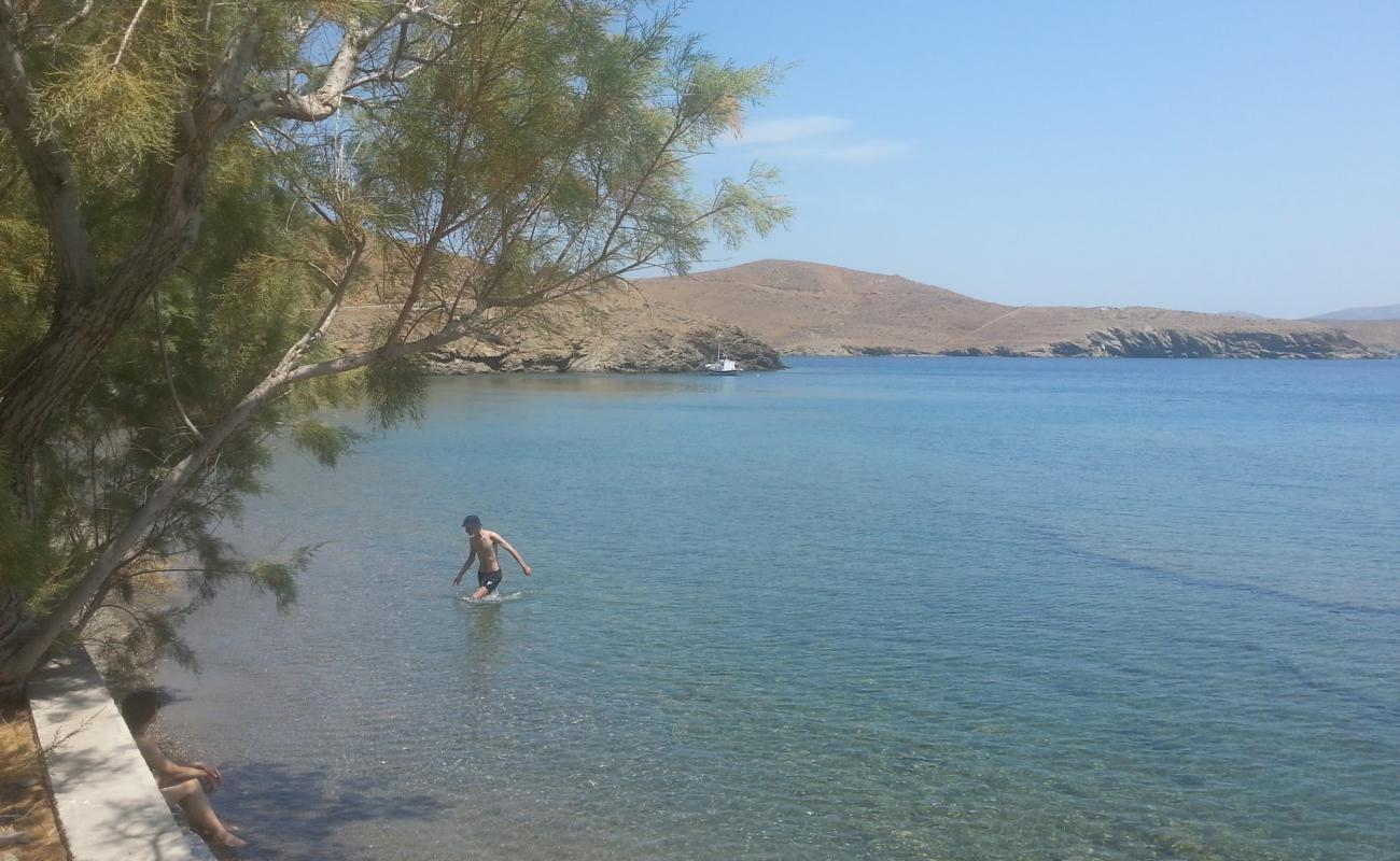 Photo de Astypalaia beach avec caillou gris de surface