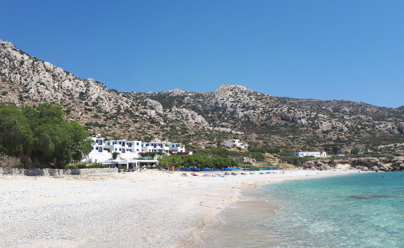 Photo de Potali beach avec sable beige & galets de surface