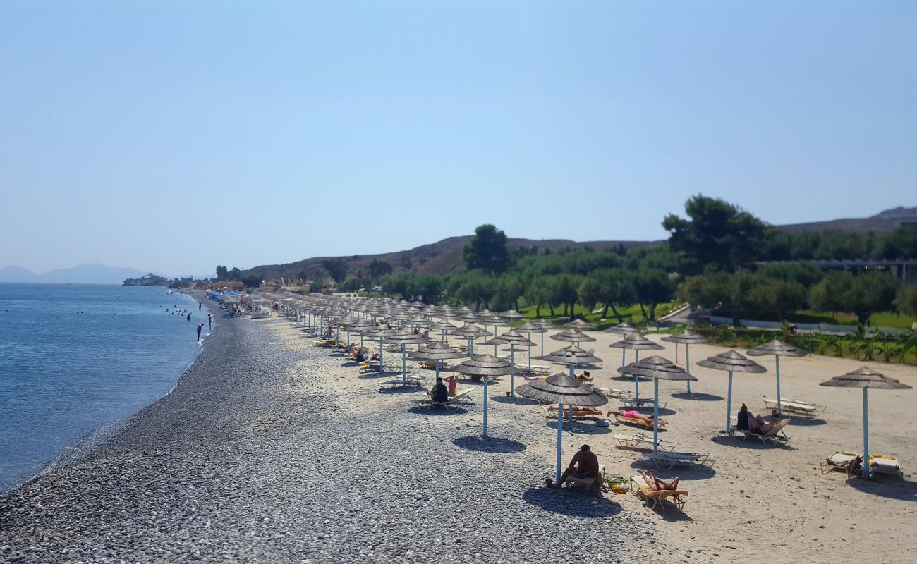 Photo de Paralia Psalidi II avec caillou fin gris de surface