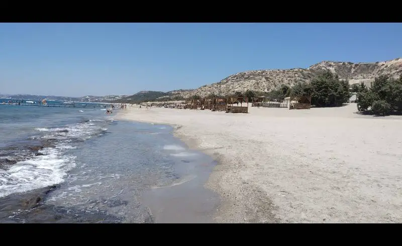 Photo de Blue Lagoon Beach avec sable lumineux de surface