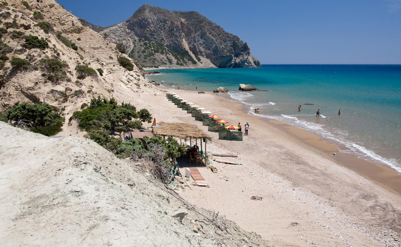 Photo de Paradise beach avec sable lumineux de surface