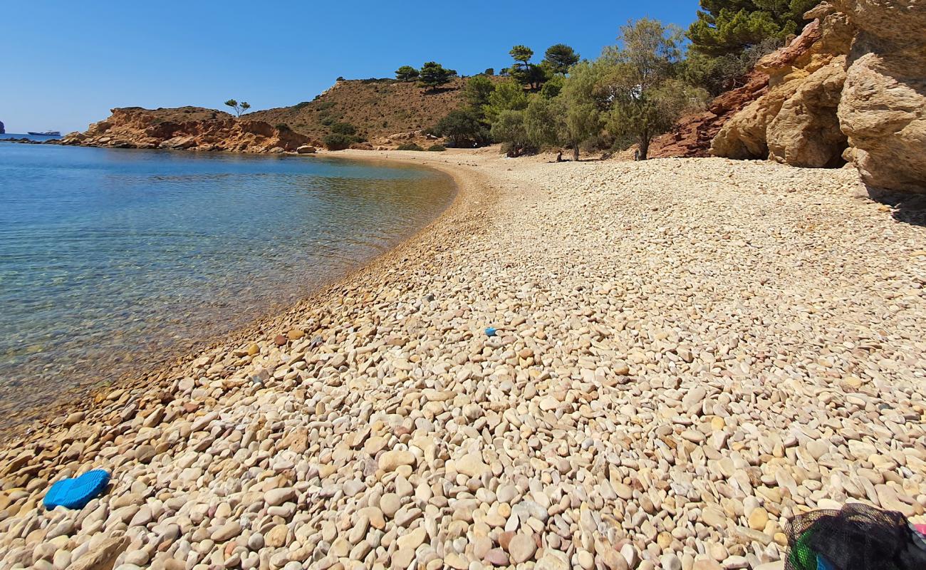 Photo de Paralia Kokkina avec caillou gris de surface