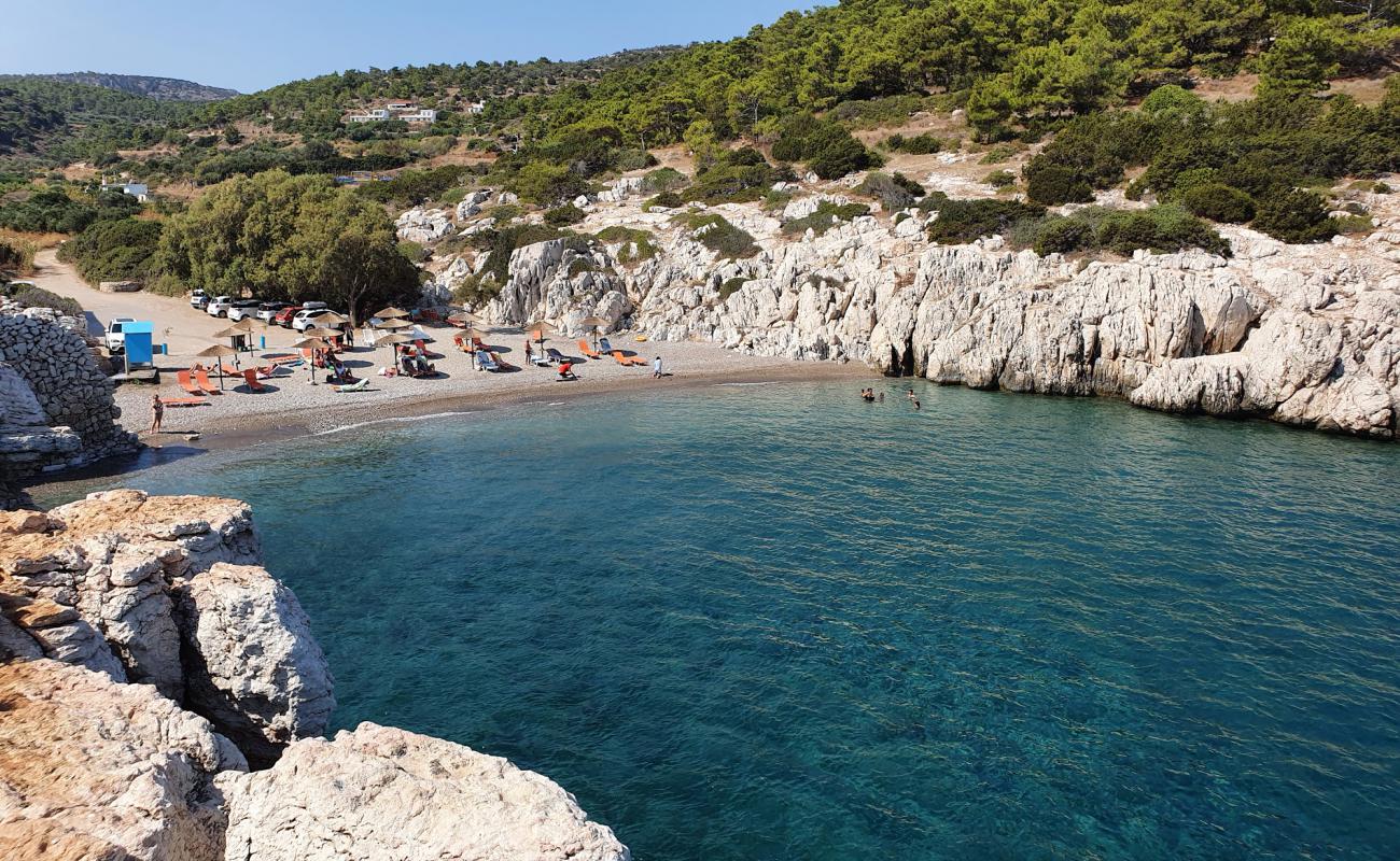 Photo de Kopria Beach avec caillou fin clair de surface