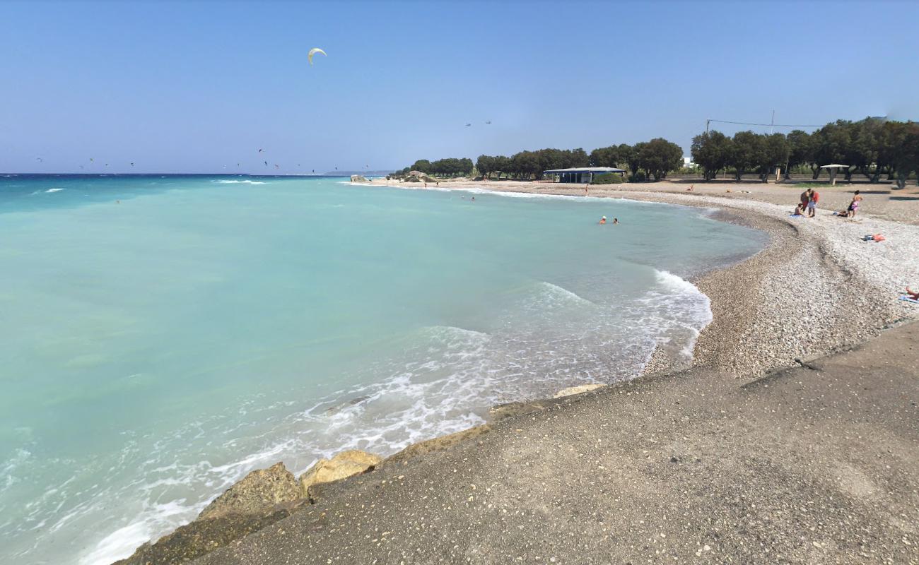 Photo de Paralia Kremasti avec plage sans baie