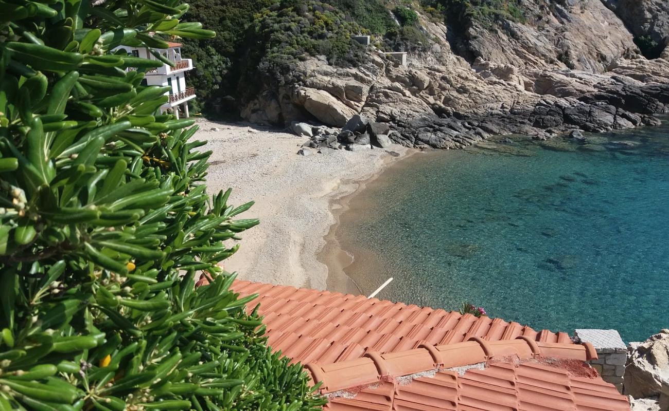 Photo de Paralia Nanouras avec sable beige & galets de surface