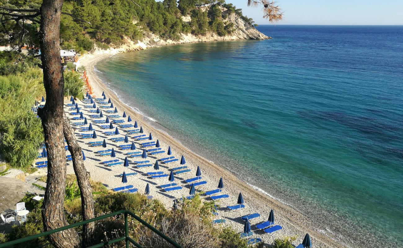 Photo de Lemonakia beach avec caillou clair de surface