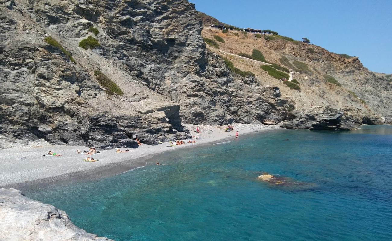 Photo de Paralia Mouros avec caillou gris de surface