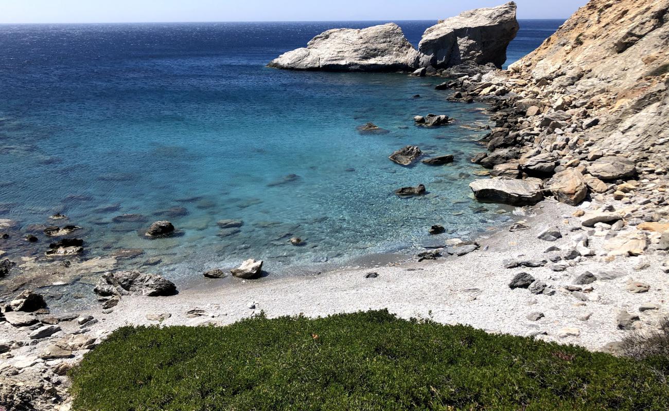 Photo de Paralia Ammoudi avec caillou clair de surface