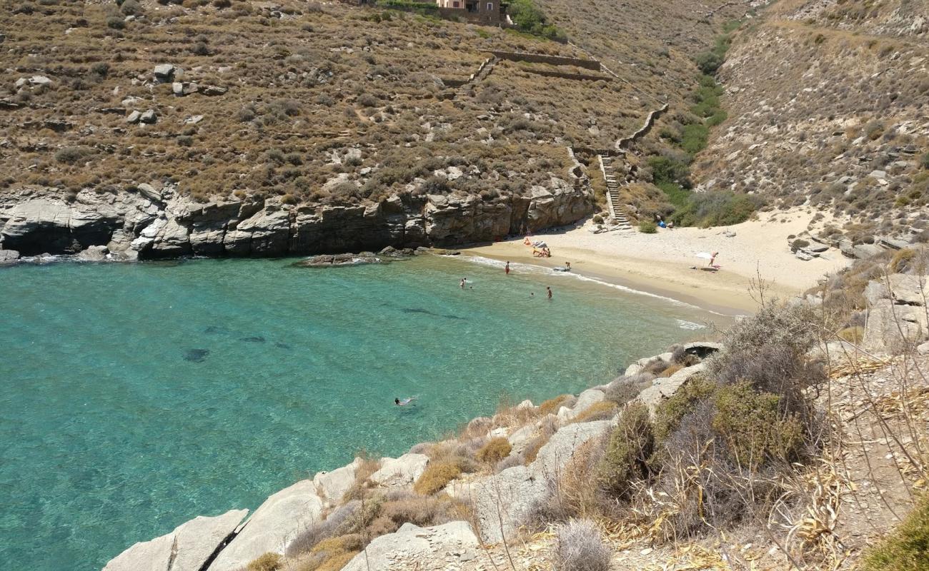 Photo de Paralia Kalidonychi avec sable lumineux de surface