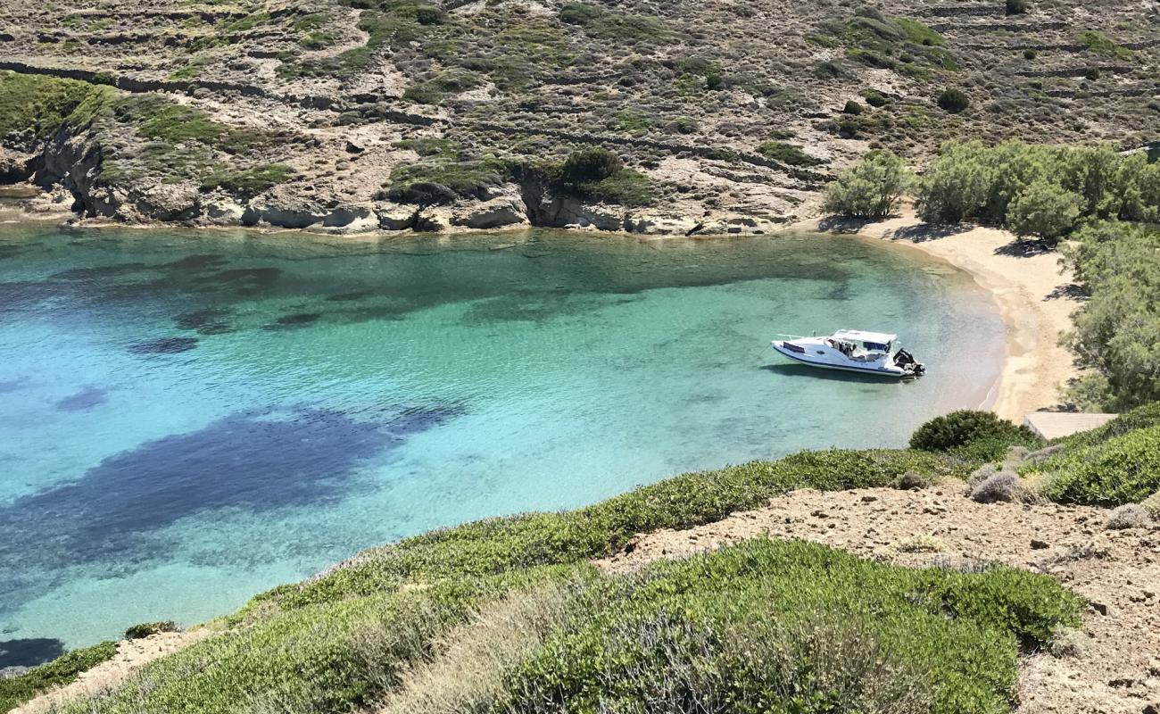 Photo de Paralia Soufli avec sable lumineux de surface