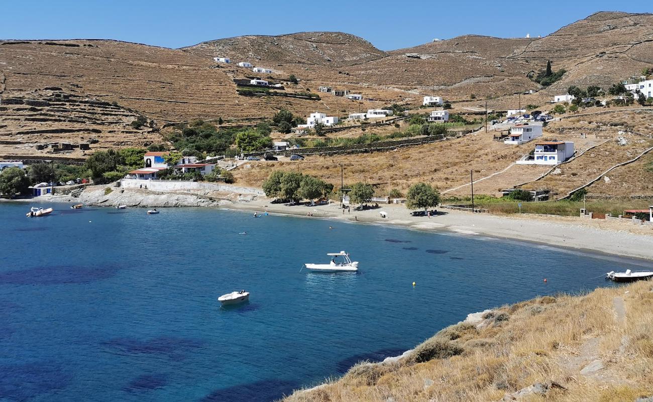 Photo de Paralia Zogkaki avec sable beige de surface