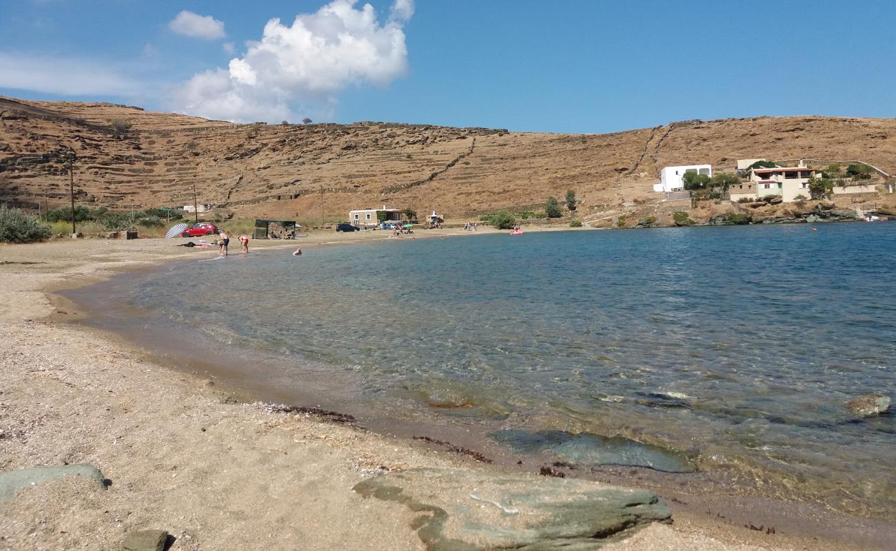 Photo de Paralia Simousi avec sable beige de surface
