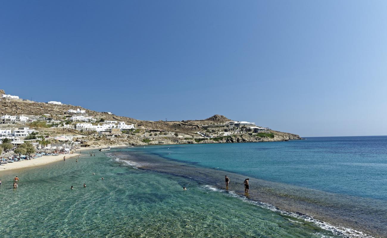 Photo de Plage du Paradis avec sable brun de surface