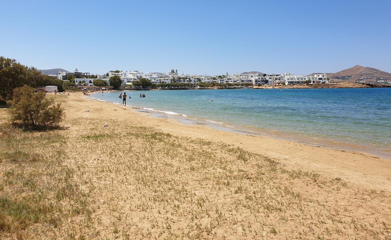 Photo de Agios Anargyroi beach avec sable fin et lumineux de surface