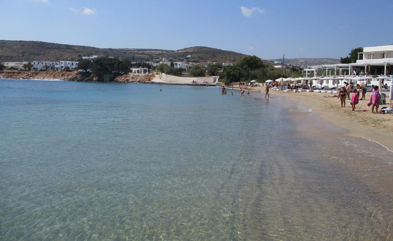 Photo de Ambela beach avec sable fin et lumineux de surface