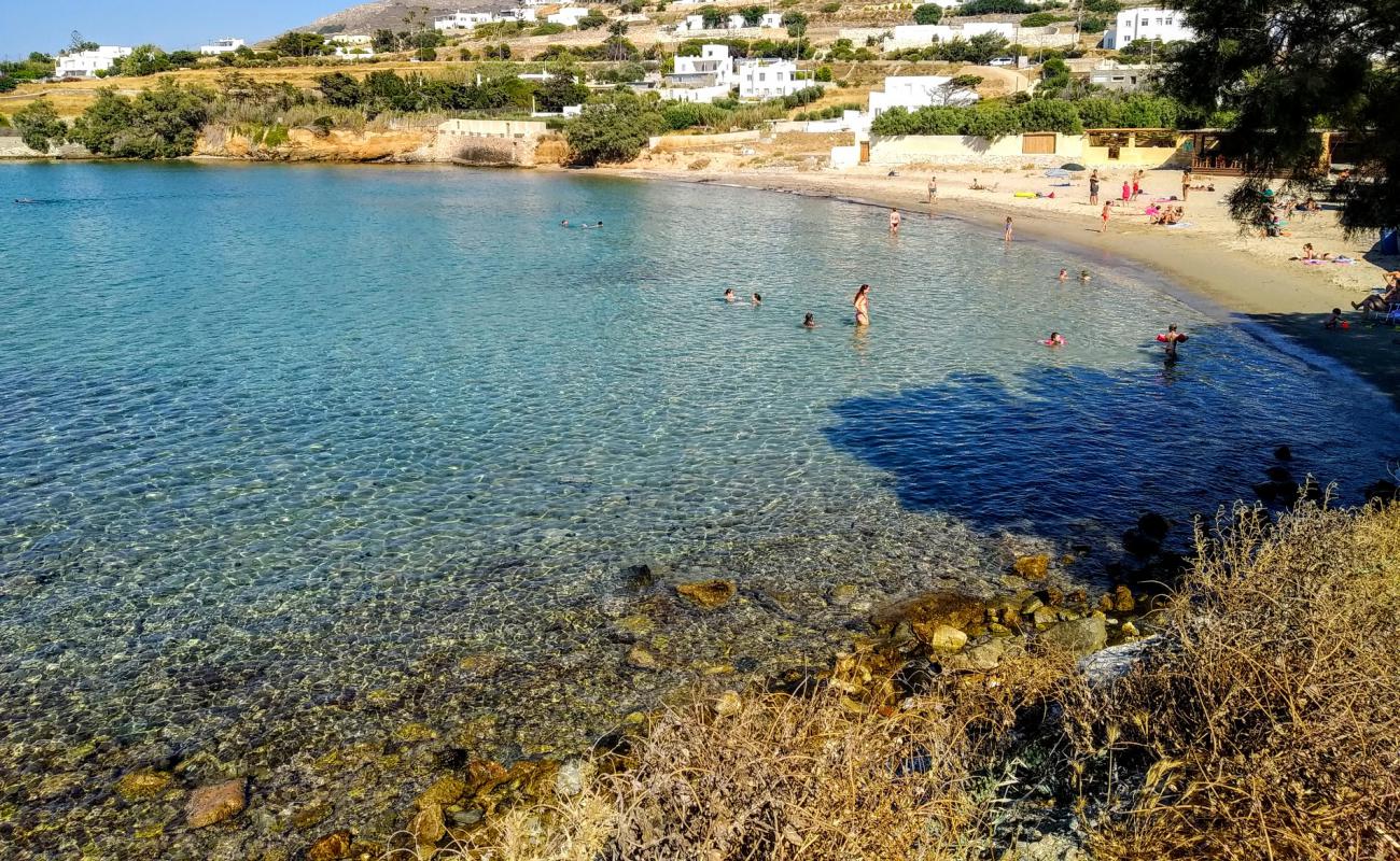 Photo de Delfini beach avec sable lumineux de surface