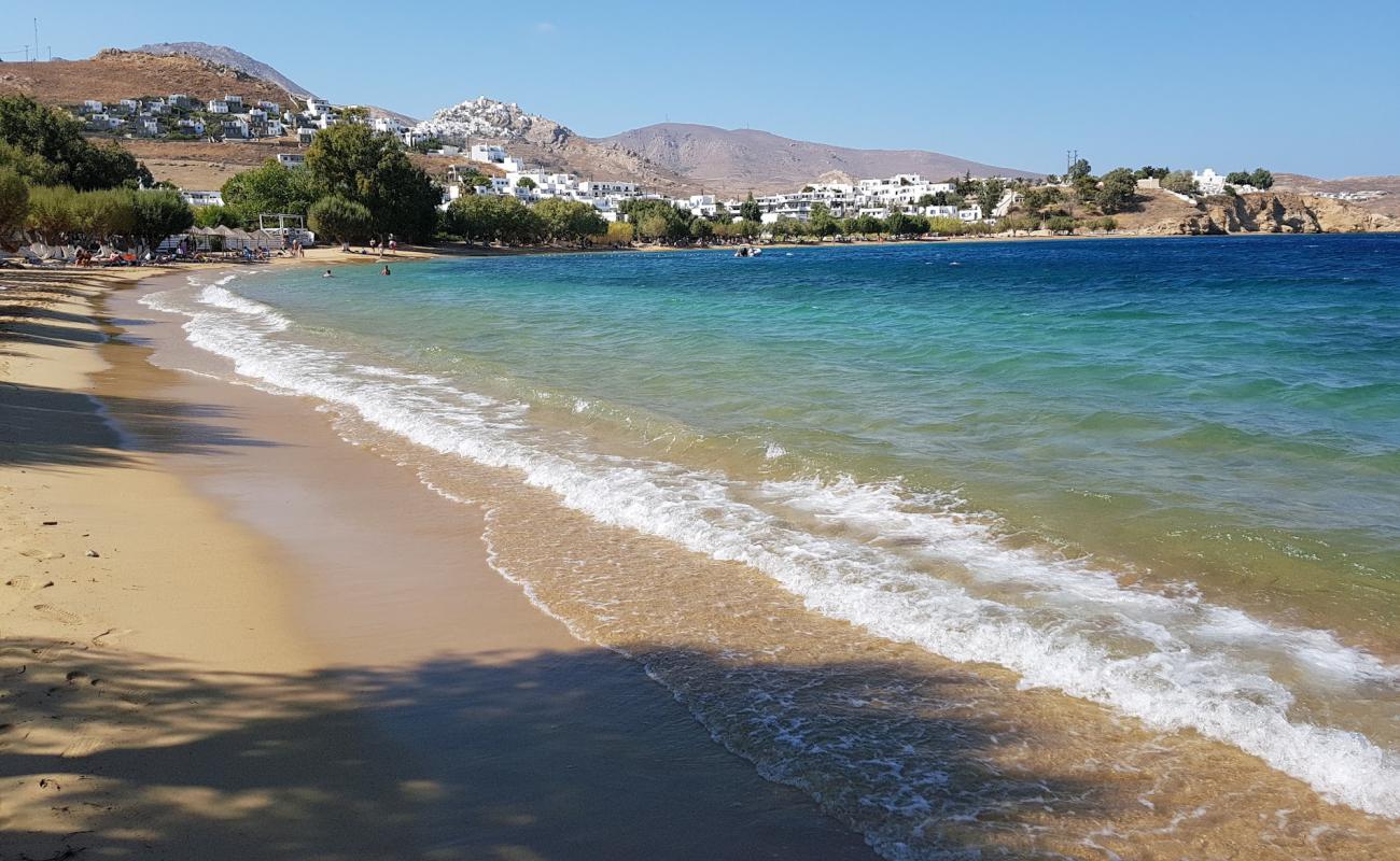 Photo de Livadakia beach avec sable beige de surface