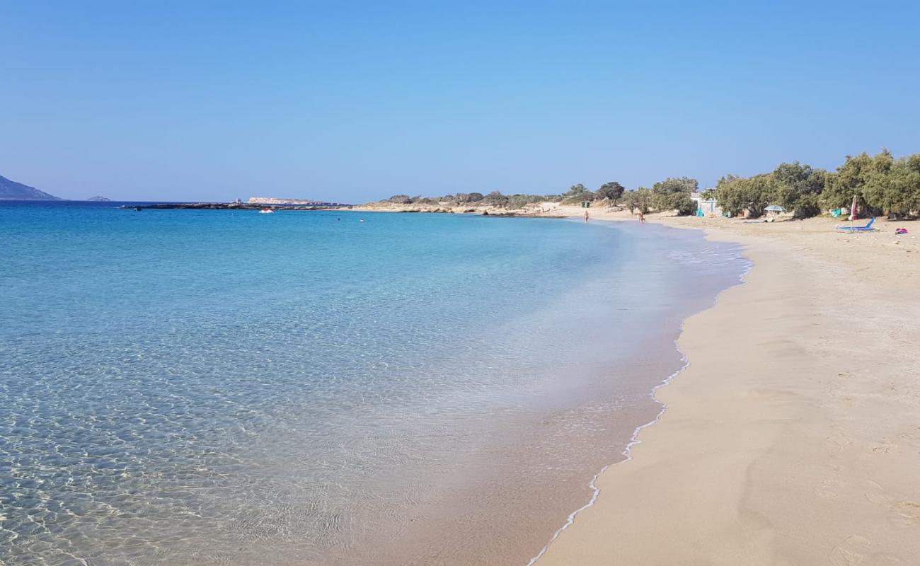 Photo de Fanos beach avec sable beige de surface