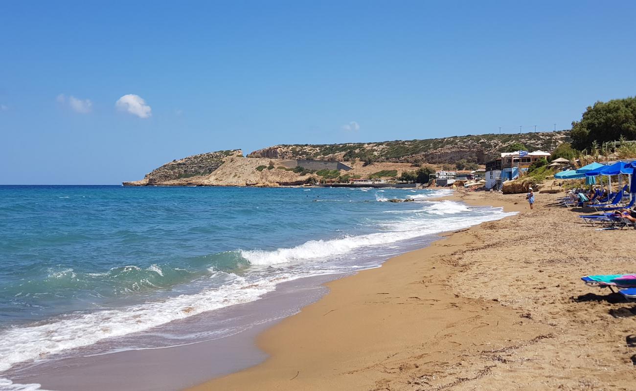 Photo de Skaleta beach avec sable brun de surface