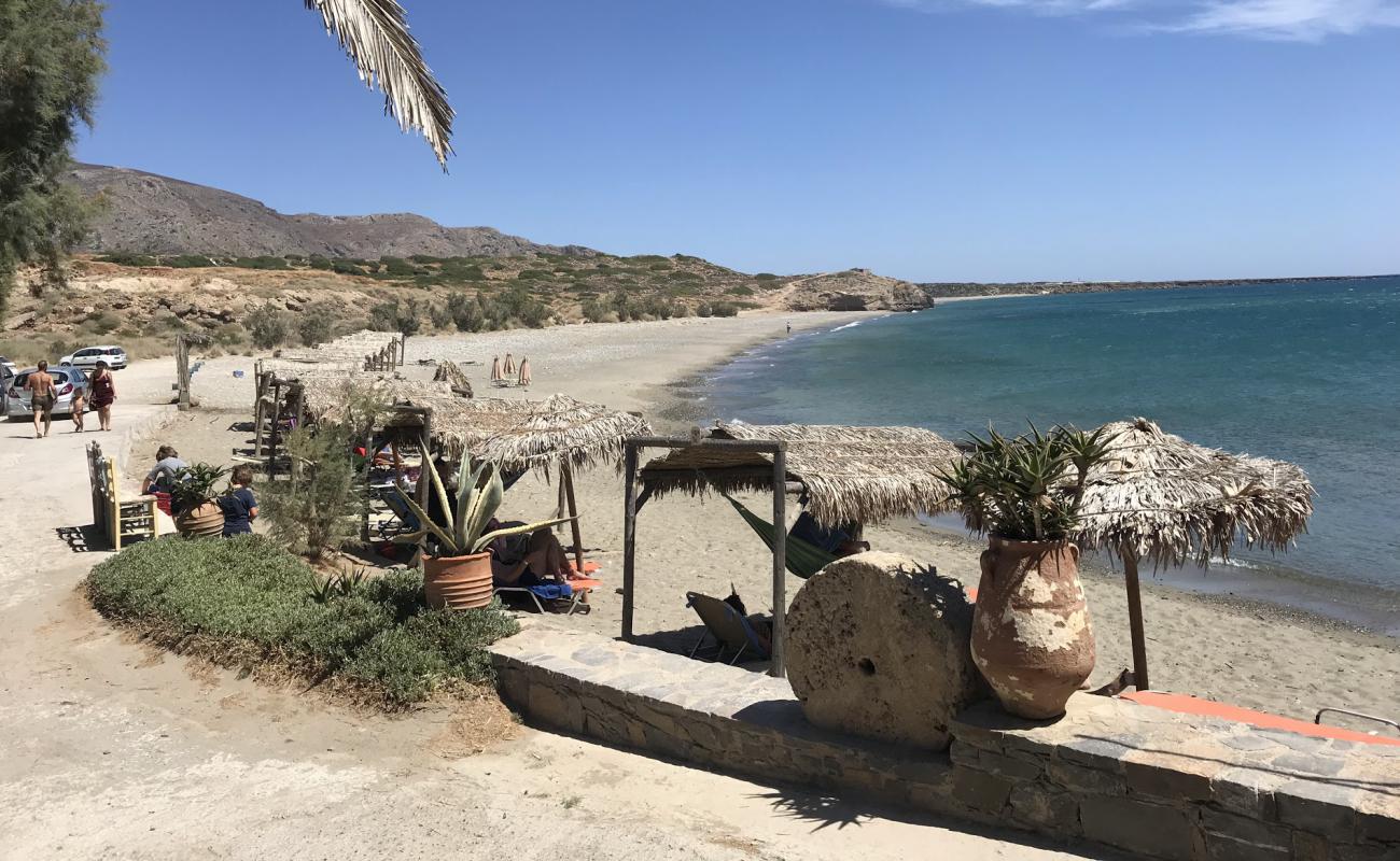 Photo de Diaskari beach avec sable lumineux de surface