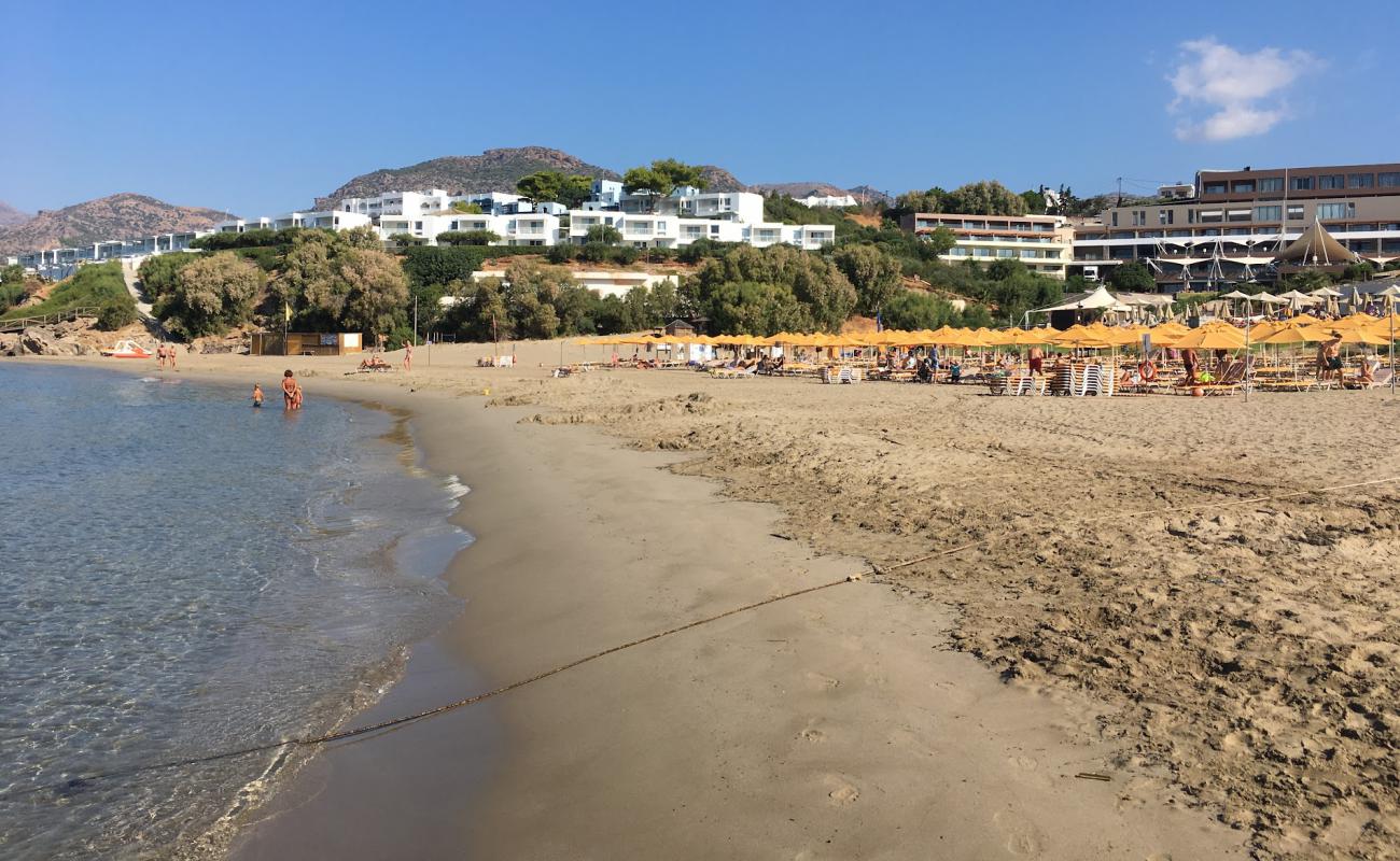 Photo de Lagoufa beach avec sable lumineux de surface