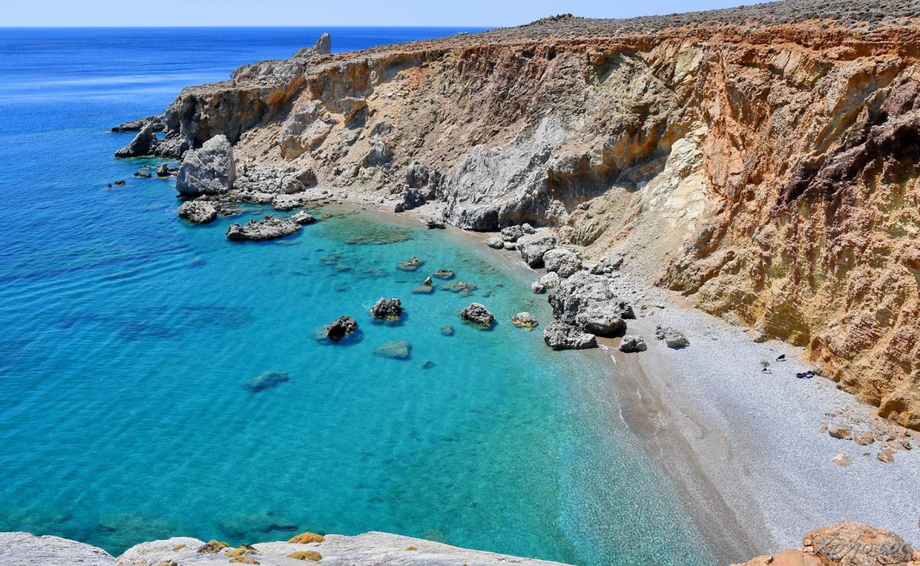 Photo de Agios Nikitas beach avec caillou gris de surface