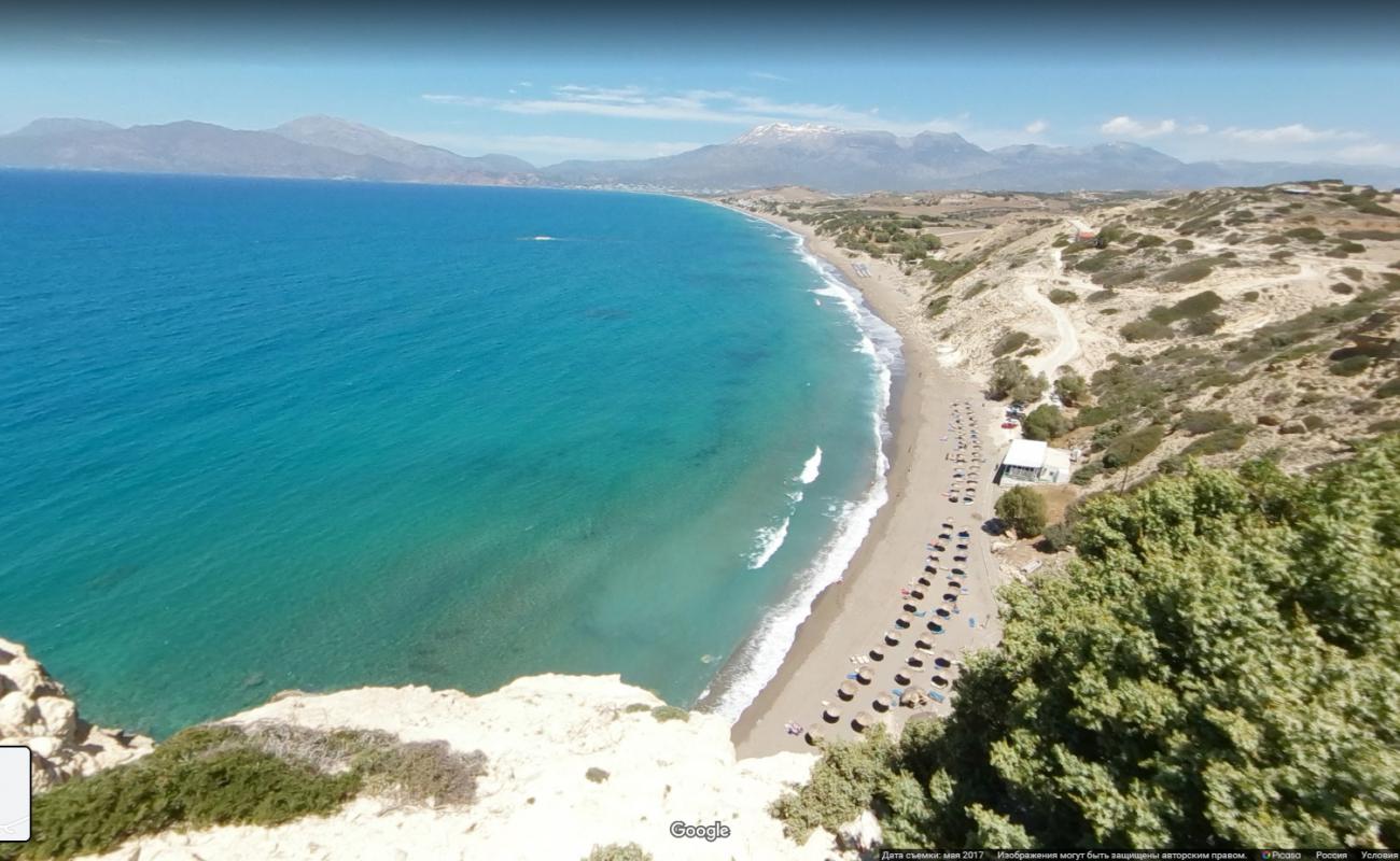 Photo de Kommos beach - endroit populaire parmi les connaisseurs de la détente