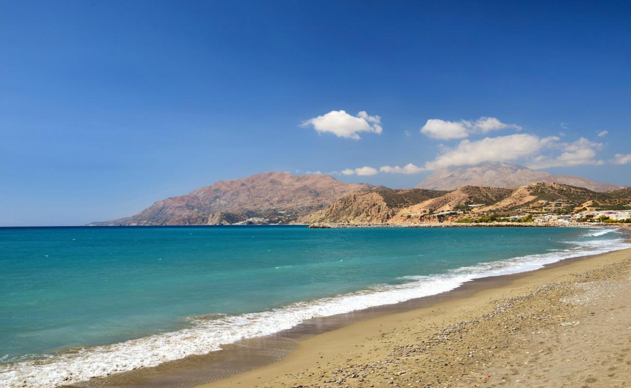 Photo de Red Tower beach avec sable gris avec caillou de surface