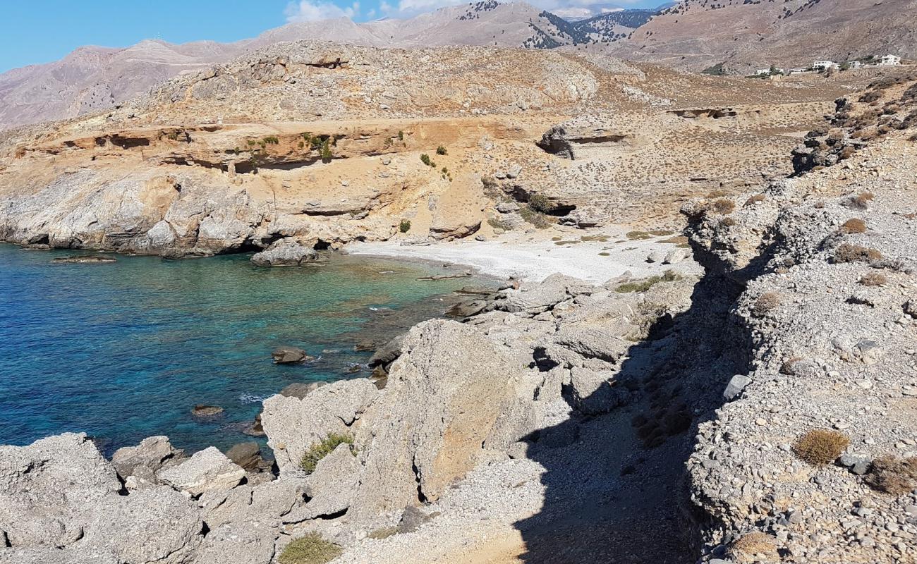 Photo de Ammoudi beach avec caillou gris de surface