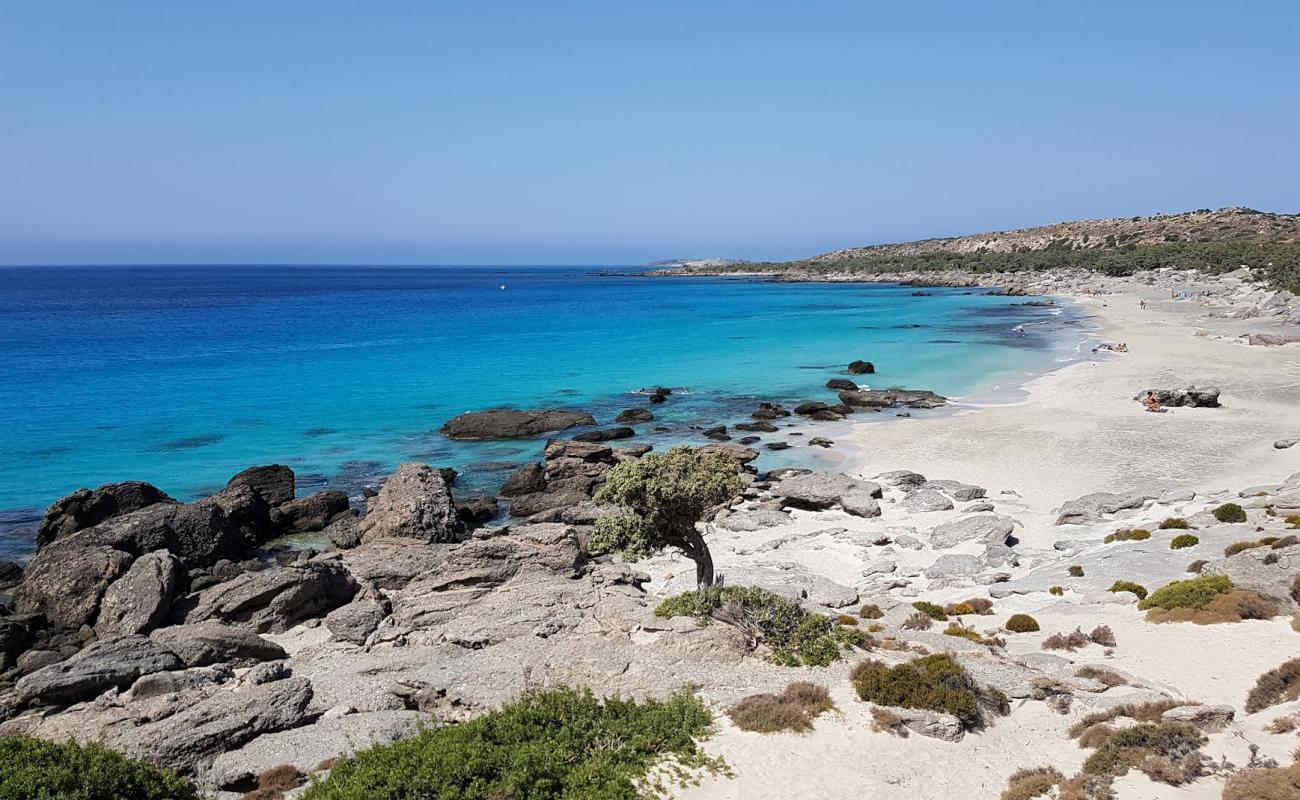 Photo de Plage de Kedrodasos avec sable lumineux de surface