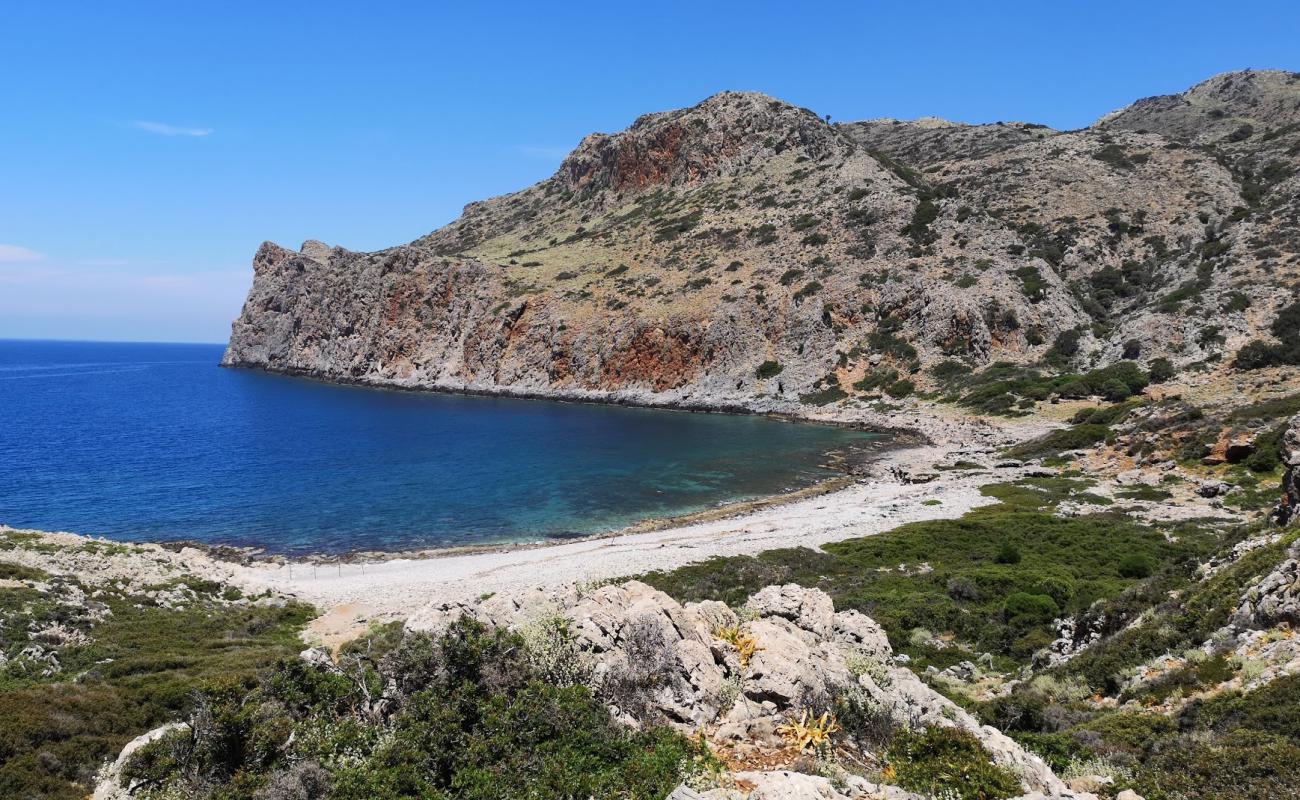 Photo de Agios Pavlos beach avec caillou clair de surface