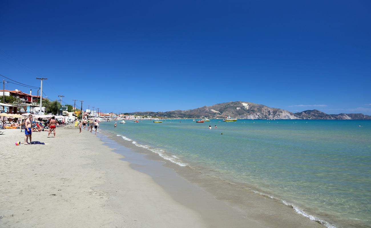 Photo de Plage de Laganas II avec sable lumineux de surface