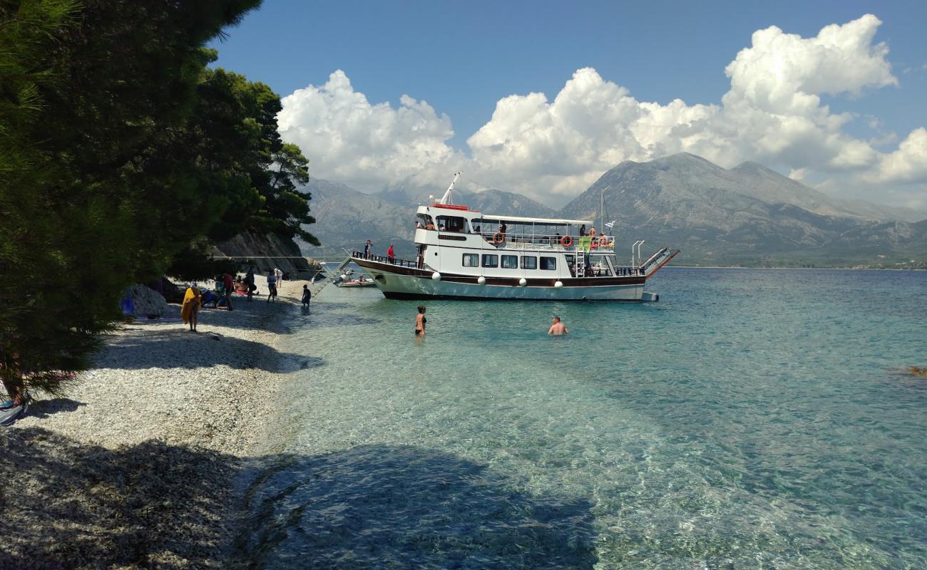 Photo de Asprogiali Beach avec caillou fin clair de surface