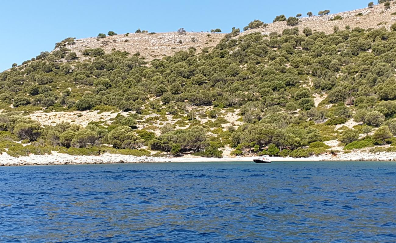 Photo de Kastos beach XI avec galets beige de surface