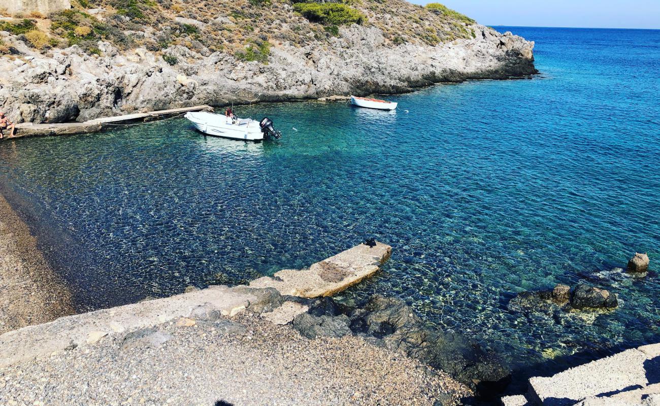 Photo de Paralia Vroulea avec caillou gris de surface