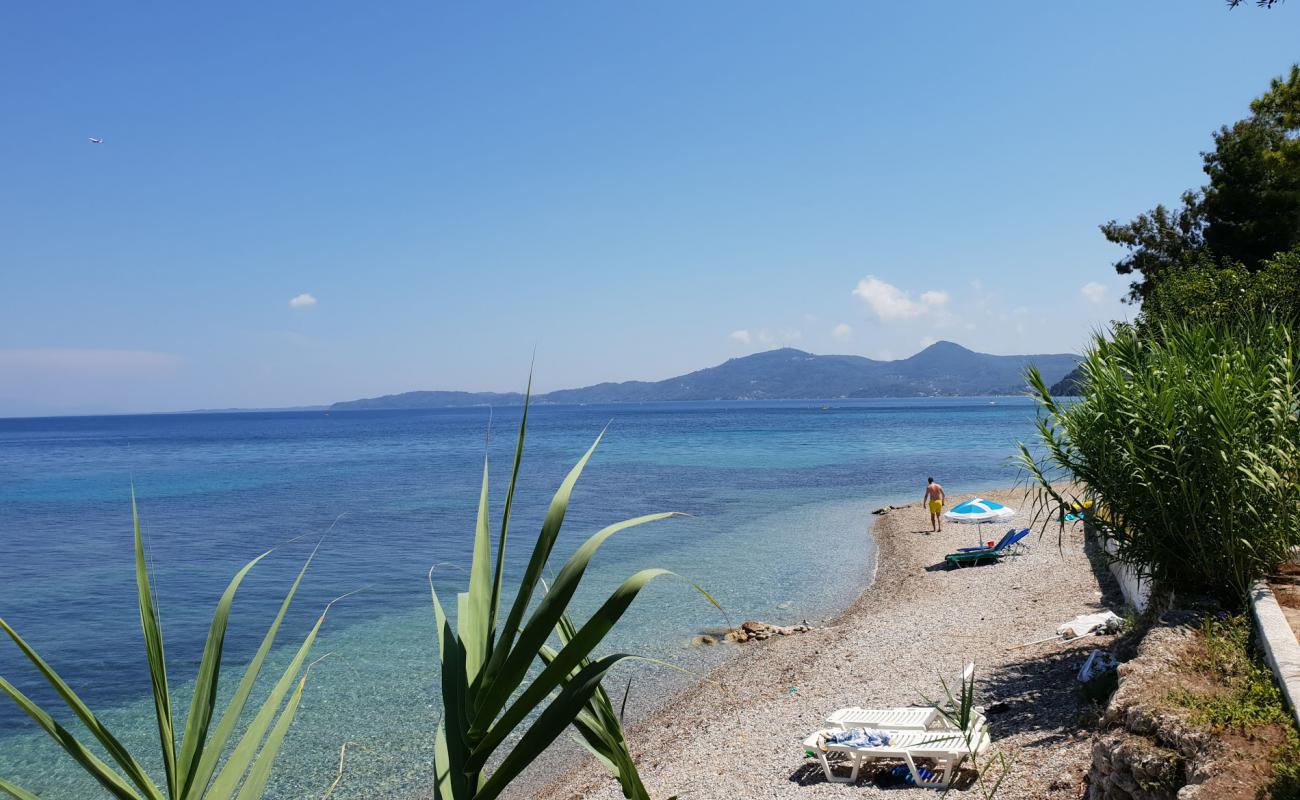 Photo de Plage Corfu Senses avec caillou fin gris de surface