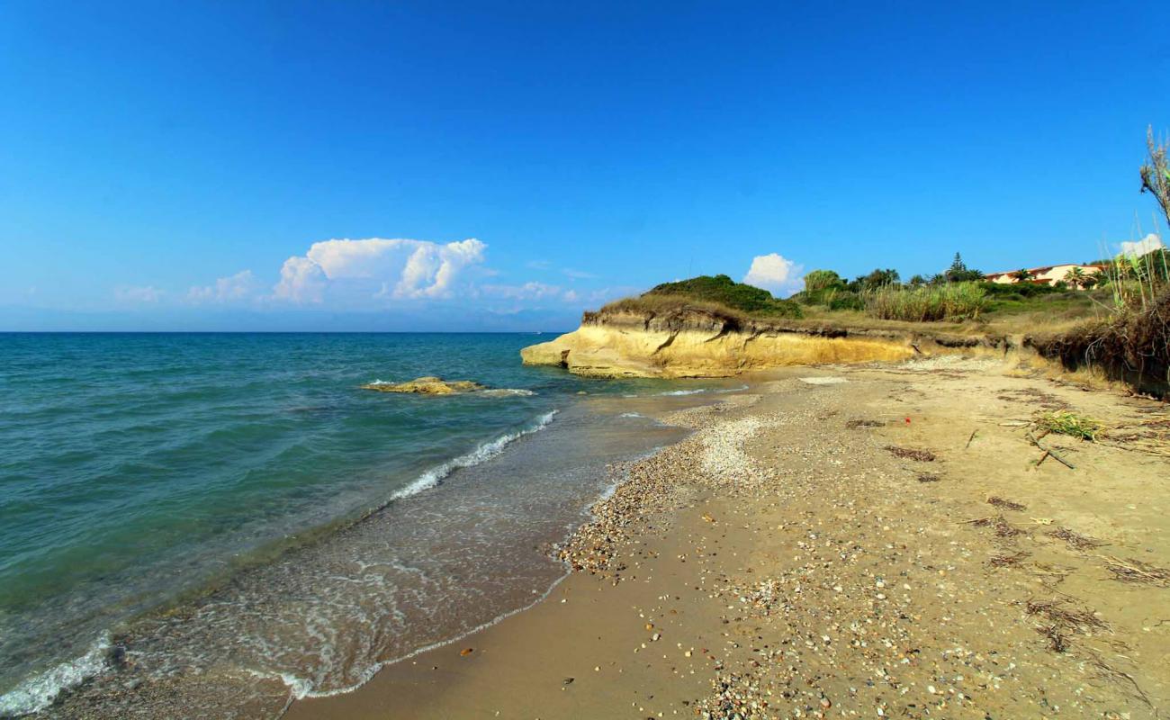 Photo de Roda beach II avec sable lumineux de surface