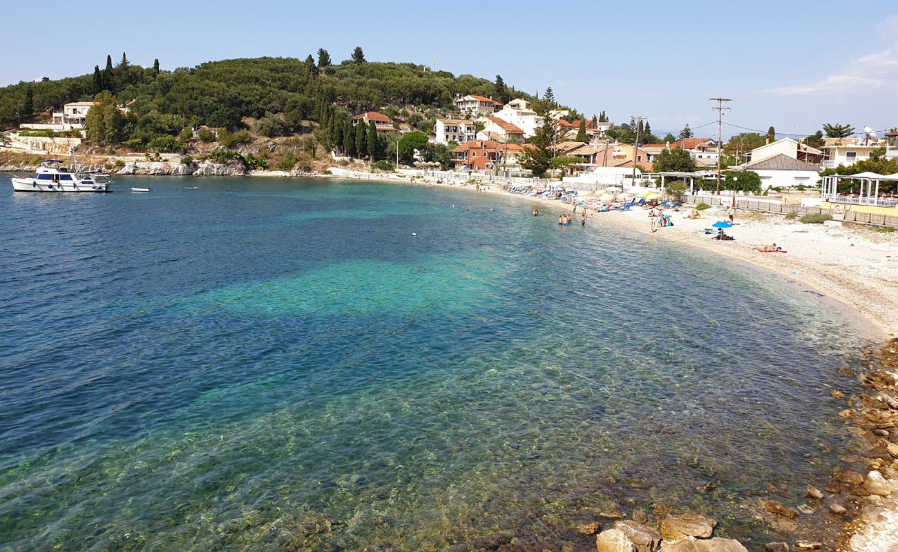 Photo de Kalamionas beach avec caillou fin clair de surface