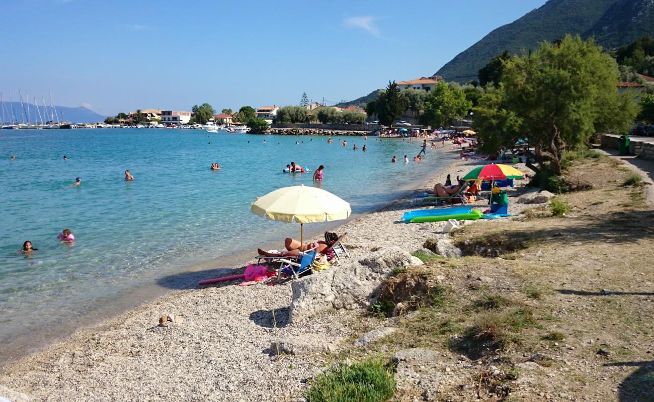 Photo de Limni beach avec galets gris de surface