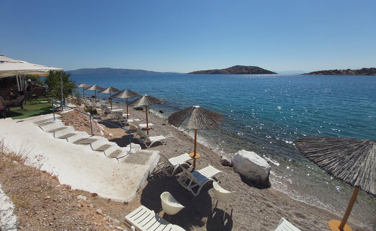 Photo de Pachi Beach avec galets gris de surface