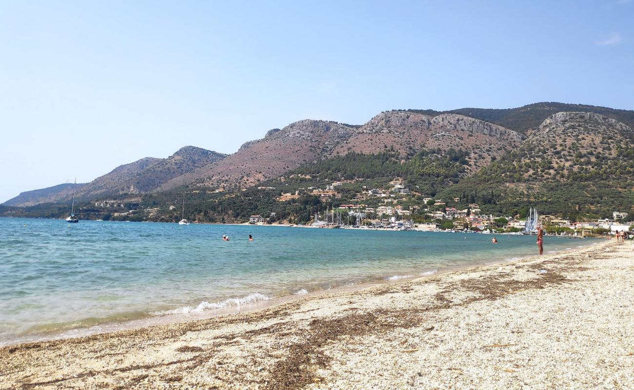 Photo de Plataria Beach avec sable beige de surface