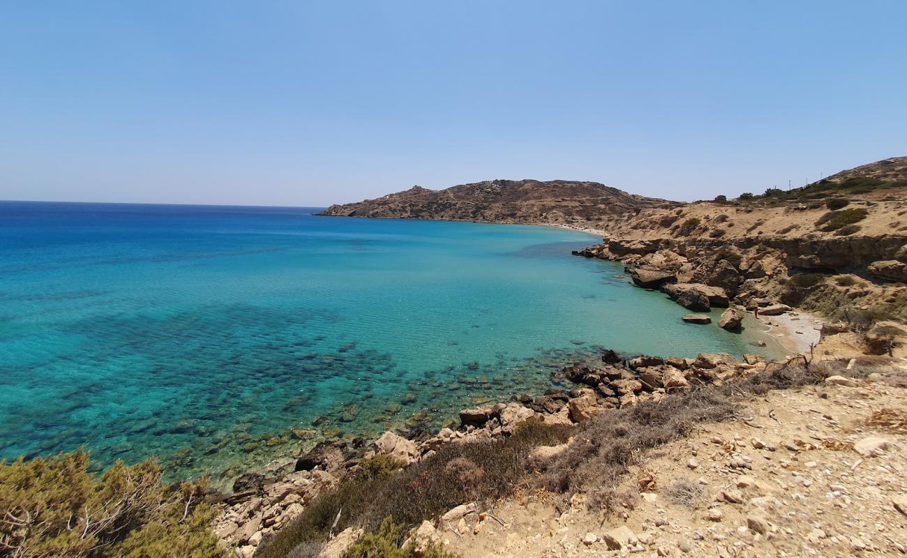 Photo de Argilos Beach avec galets gris de surface