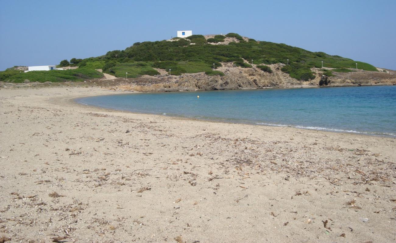 Photo de Paralia Theotokos avec sable beige de surface