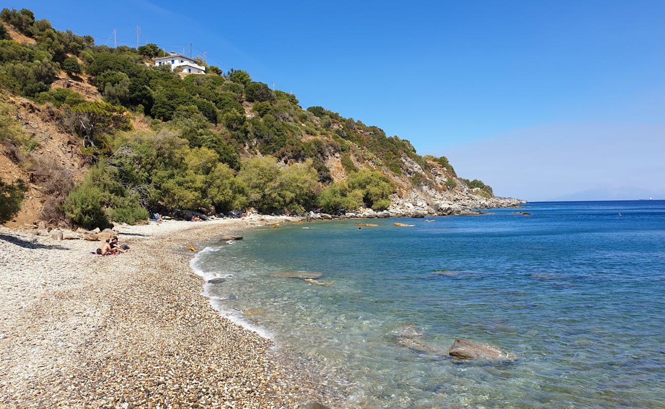 Photo de Skourdouliari Beach avec galets gris de surface