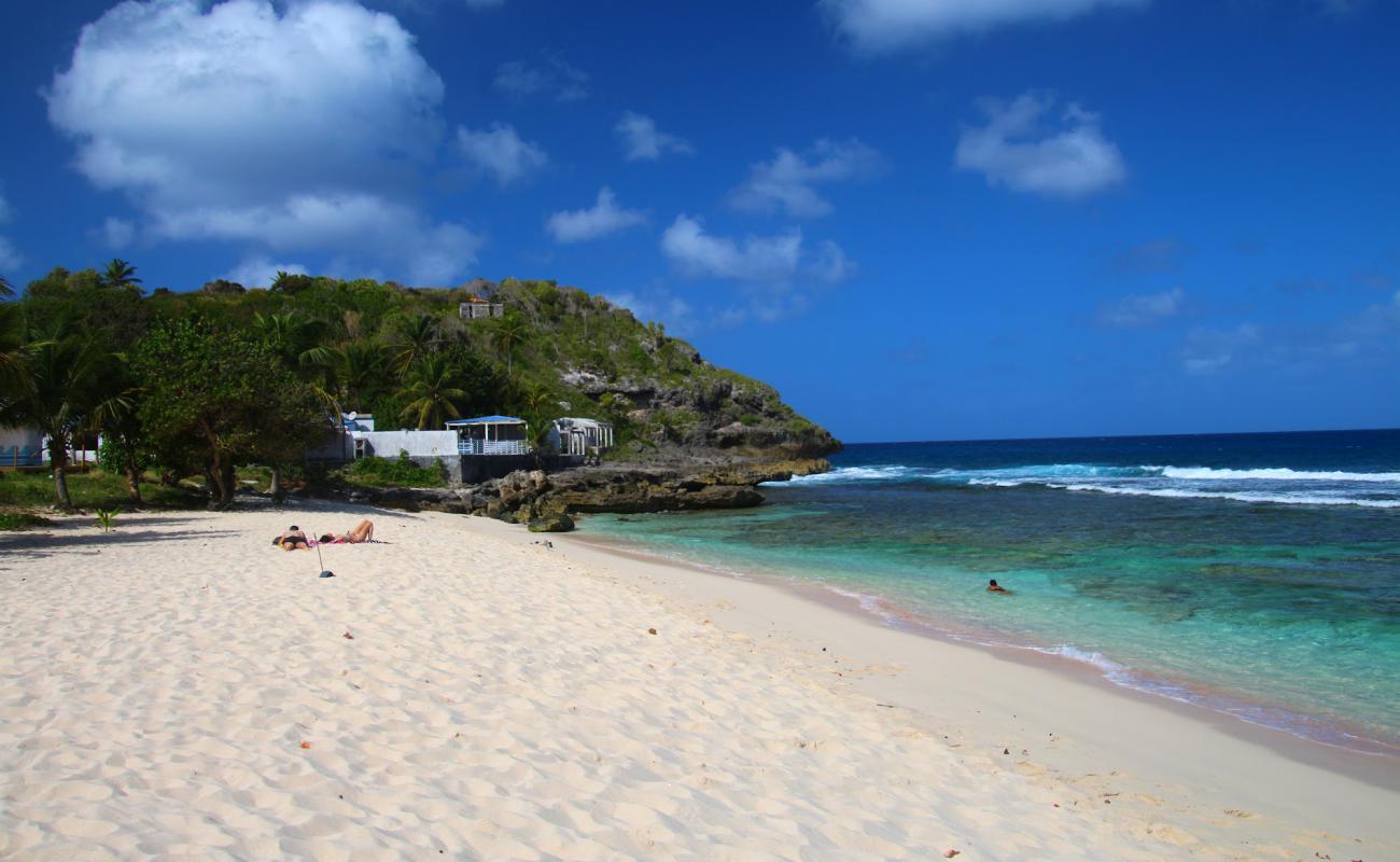 Photo de Anse Laborde avec sable fin et lumineux de surface